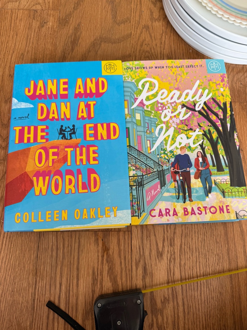 Set of 2 hardcover fiction books -